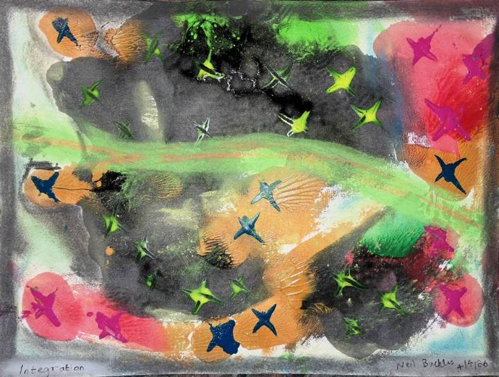 Abstract painting: Integration